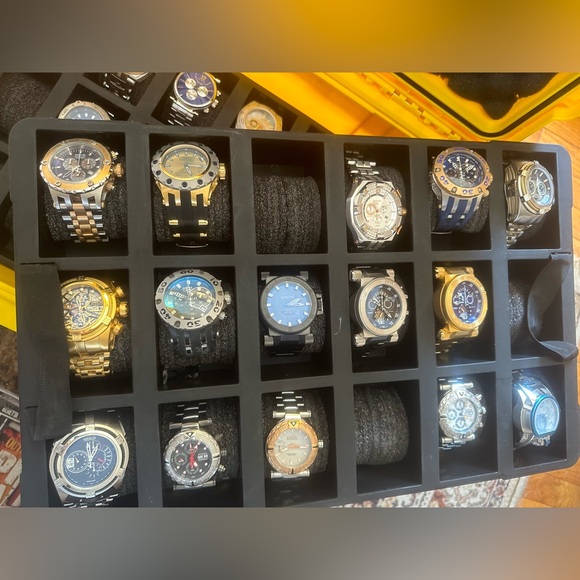 Men's Invicta Reserve Specialty Gold Plated Subaqua Watch 10095 Silver Dial 52mm - Picture 12 of 13